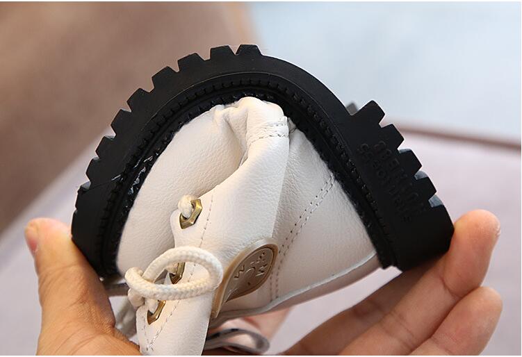 2020 Autumn/Winter Children Boots Boys Girls Leather Martin Boots Plush Fashion Waterproof Non-slip Warm Kids Boots Shoes 21-30 2020 Autumn/Winter Children Boots Boys Girls Leather Martin Boots Plush Fashion Waterproof Non-slip Warm Kids Boots Shoes 21-30