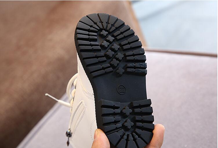 2020 Autumn/Winter Children Boots Boys Girls Leather Martin Boots Plush Fashion Waterproof Non-slip Warm Kids Boots Shoes 21-30 2020 Autumn/Winter Children Boots Boys Girls Leather Martin Boots Plush Fashion Waterproof Non-slip Warm Kids Boots Shoes 21-30