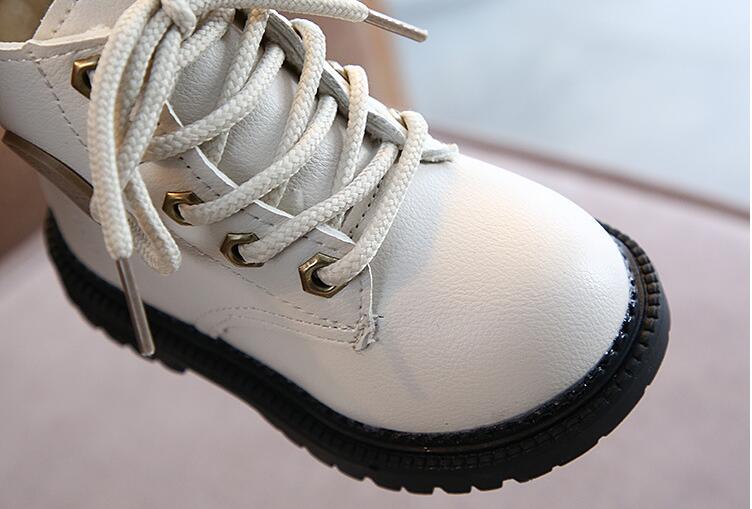 2020 Autumn/Winter Children Boots Boys Girls Leather Martin Boots Plush Fashion Waterproof Non-slip Warm Kids Boots Shoes 21-30 2020 Autumn/Winter Children Boots Boys Girls Leather Martin Boots Plush Fashion Waterproof Non-slip Warm Kids Boots Shoes 21-30