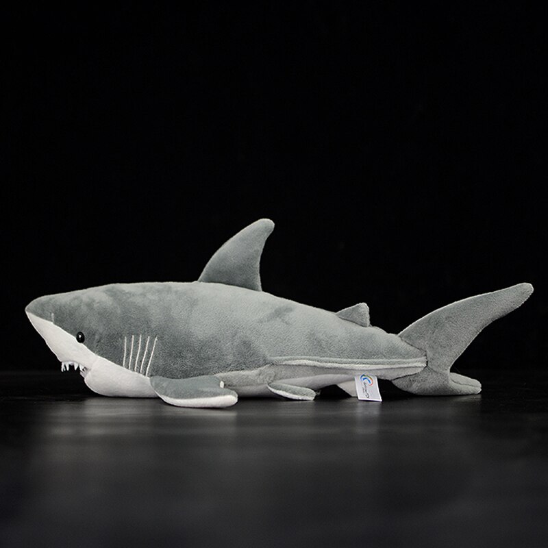 Lifelike Great White Shark Stuffed Toy Cute Soft Shark Model Real Life Plush Doll Simulation Ocean Animal Birthday Gift For Kids Lifelike Great White Shark Stuffed Toy Cute Soft Shark Model Real Life Plush Doll Simulation Ocean Animal Birthday Gift For Kids