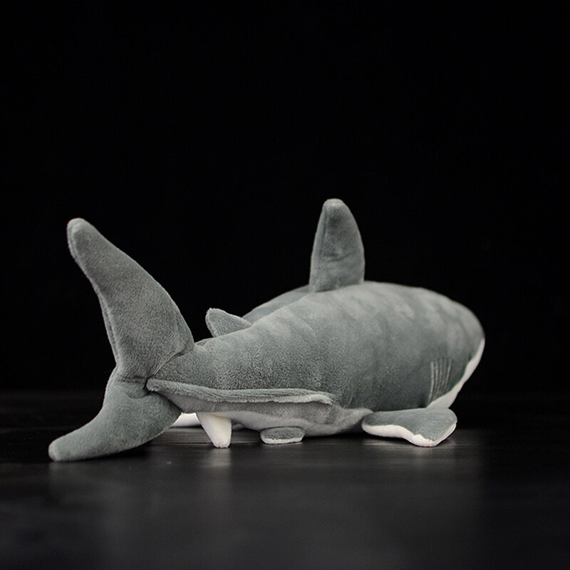Lifelike Great White Shark Stuffed Toy Cute Soft Shark Model Real Life Plush Doll Simulation Ocean Animal Birthday Gift For Kids Lifelike Great White Shark Stuffed Toy Cute Soft Shark Model Real Life Plush Doll Simulation Ocean Animal Birthday Gift For Kids