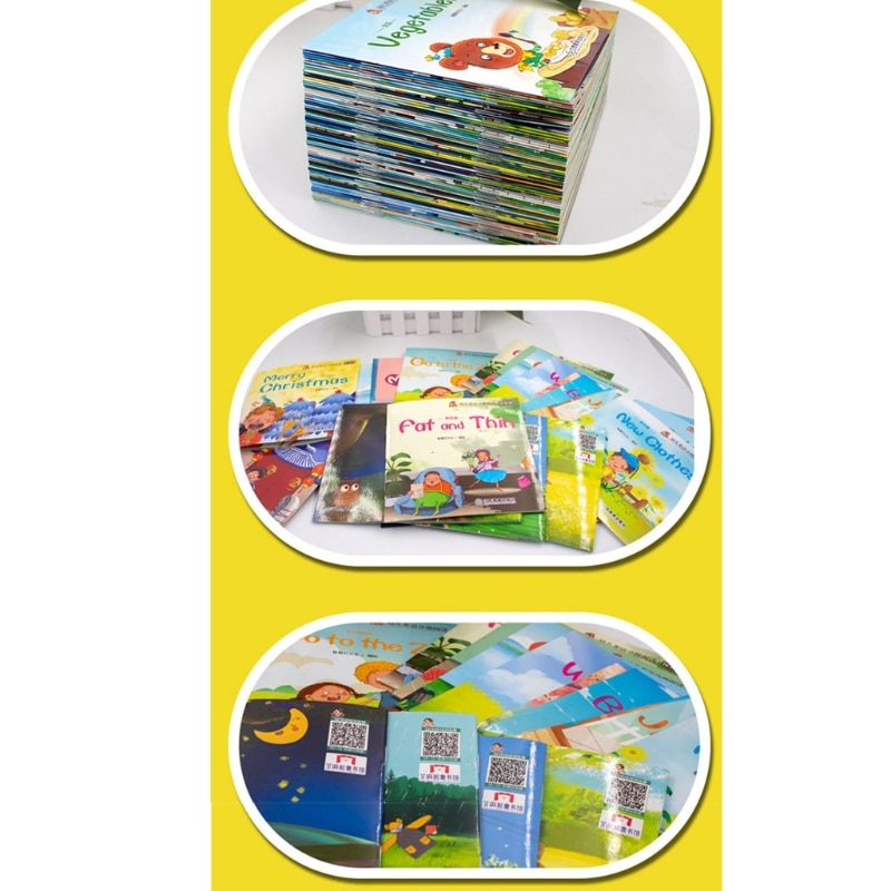60 Book/Set Cute Baby Story Grade Reading Pre Learning Books Children Kids Learning English Word Picture Reading Books Education 60 Book/Set Cute Baby Story Grade Reading Pre Learning Books Children Kids Learning English Word Picture Reading Books Education