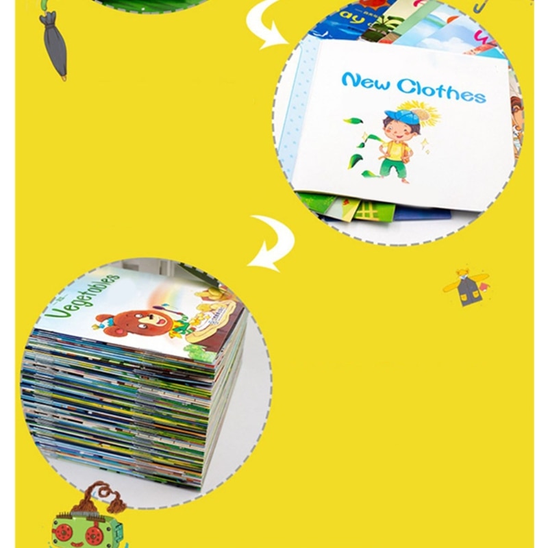60 Book/Set Cute Baby Story Grade Reading Pre Learning Books Children Kids Learning English Word Picture Reading Books Education 60 Book/Set Cute Baby Story Grade Reading Pre Learning Books Children Kids Learning English Word Picture Reading Books Education