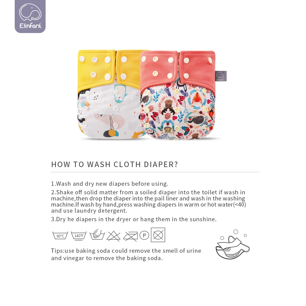 Elinfant Breathable Coffee Mesh Cloth Nappy Waterproof Reusable Baby Cloth Diaper Elinfant Breathable Coffee Mesh Cloth Nappy Waterproof Reusable Baby Cloth Diaper