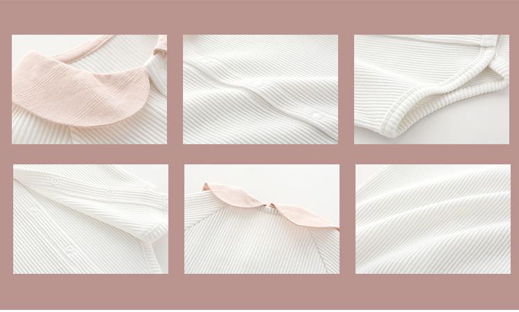 Infant Clothing Newborn Baby Clothes Spring Autumn Long Sleeved Cute Body Suit Baby Cotton Bag Fart Jumpsuit Sibling Outfits