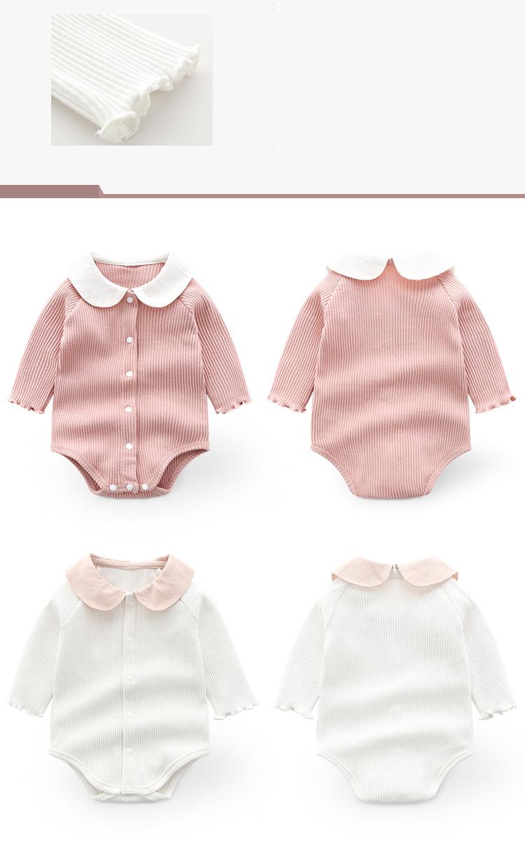 Infant Clothing Newborn Baby Clothes Spring Autumn Long Sleeved Cute Body Suit Baby Cotton Bag Fart Jumpsuit Sibling Outfits