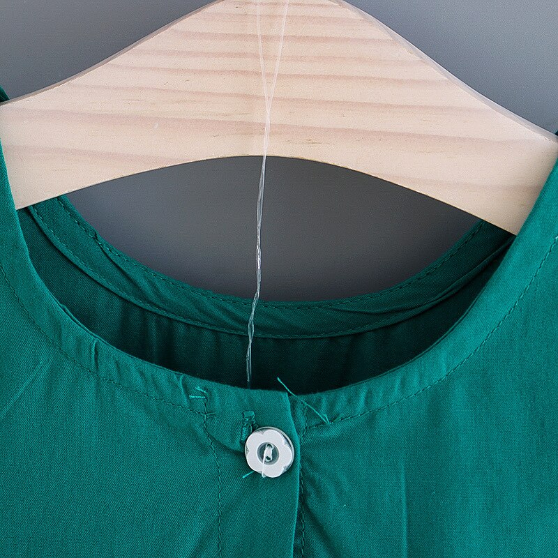 Children's Summer Sleeveless Round Neck Dress Girls Vest Solid Color Clothes Baby Kids Fashion 2 Pieces Casual Dress Girls Party Children's Summer Sleeveless Round Neck Dress Girls Vest Solid Color Clothes Baby Kids Fashion 2 Pieces Casual Dress Girls Party