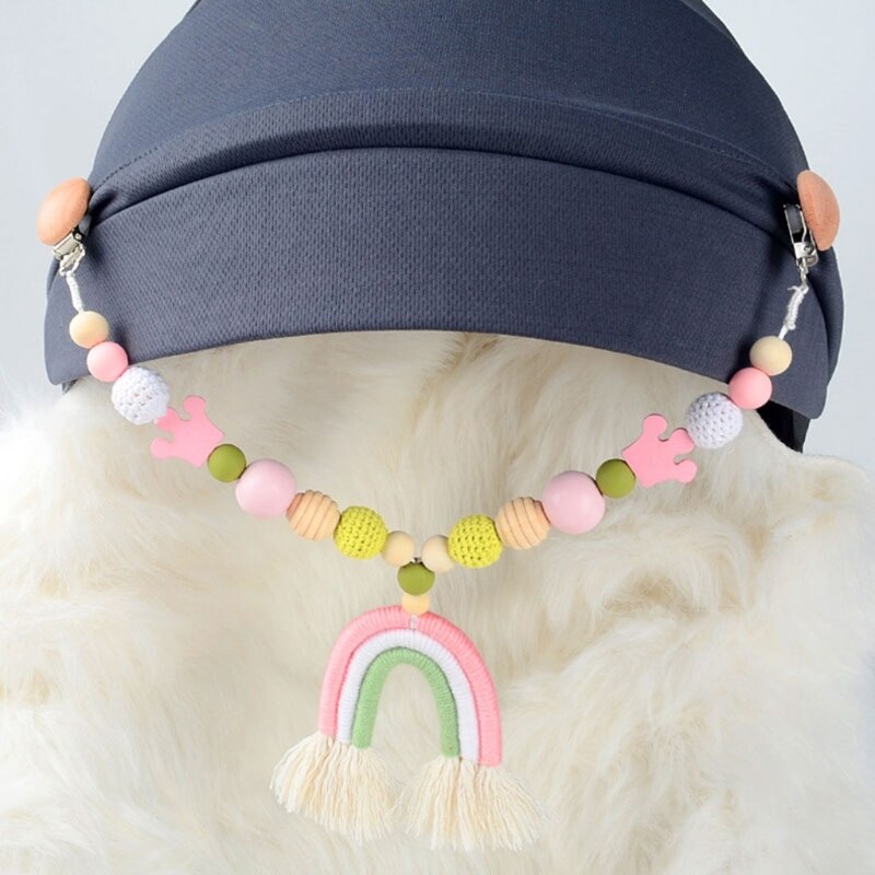 Baby Wooden Teether Baby Play Gym Pacifier Clip Chain Infants Rattle Dummy Clip Wooden Chewing Bracelet Stroller Toys Pram Clip Baby Wooden Teether Baby Play Gym Pacifier Clip Chain Infants Rattle Dummy Clip Wooden Chewing Bracelet Stroller Toys Pram Clip
