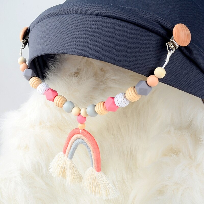 Baby Wooden Teether Baby Play Gym Pacifier Clip Chain Infants Rattle Dummy Clip Wooden Chewing Bracelet Stroller Toys Pram Clip Baby Wooden Teether Baby Play Gym Pacifier Clip Chain Infants Rattle Dummy Clip Wooden Chewing Bracelet Stroller Toys Pram Clip