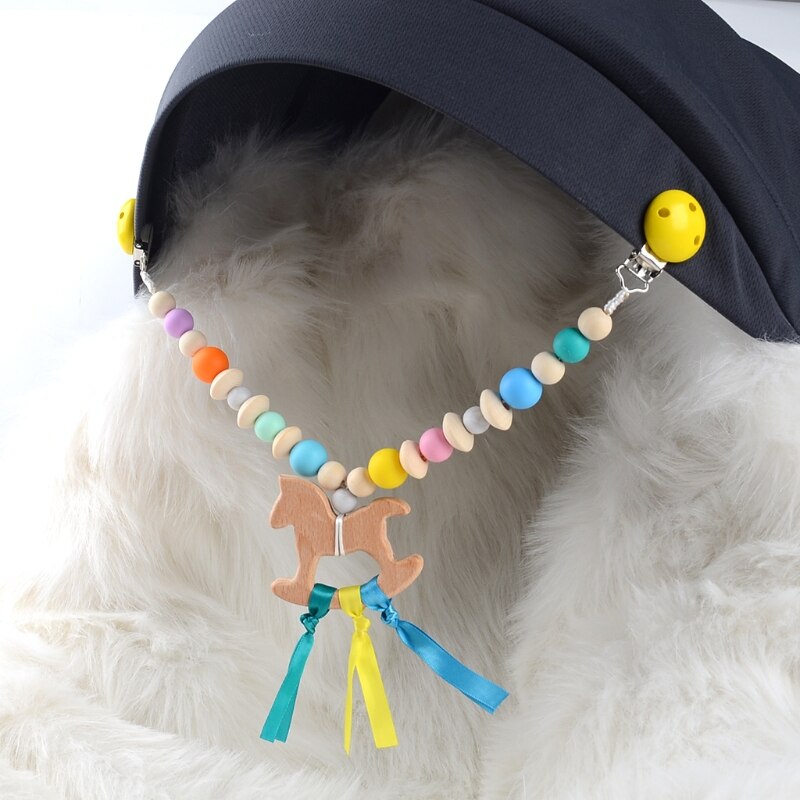 Baby Wooden Teether Baby Play Gym Pacifier Clip Chain Infants Rattle Dummy Clip Wooden Chewing Bracelet Stroller Toys Pram Clip Baby Wooden Teether Baby Play Gym Pacifier Clip Chain Infants Rattle Dummy Clip Wooden Chewing Bracelet Stroller Toys Pram Clip