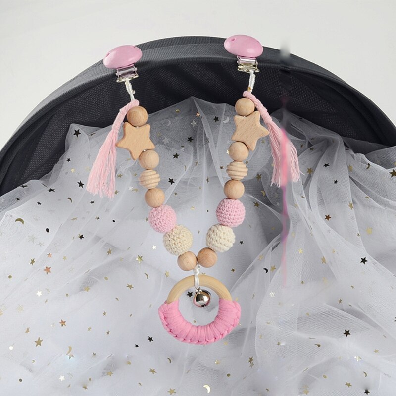 Baby Wooden Teether Baby Play Gym Pacifier Clip Chain Infants Rattle Dummy Clip Wooden Chewing Bracelet Stroller Toys Pram Clip Baby Wooden Teether Baby Play Gym Pacifier Clip Chain Infants Rattle Dummy Clip Wooden Chewing Bracelet Stroller Toys Pram Clip