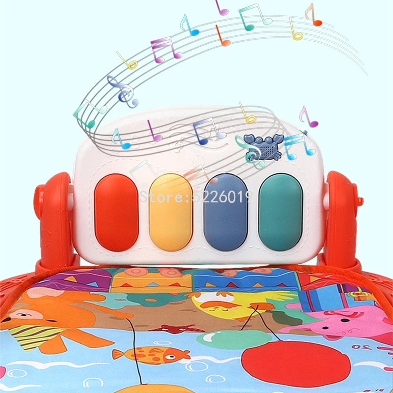Baby Play Mat Montessori Puzzle Carpet With Piano Keyboard Lullaby Music Kids Gym Crawling Activity Rug Toys For 0-12 Months Baby Play Mat Montessori Puzzle Carpet With Piano Keyboard Lullaby Music Kids Gym Crawling Activity Rug Toys For 0-12 Months