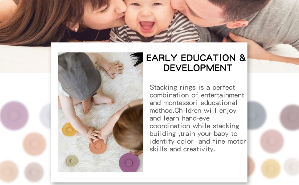 6pcs Baby Toy Soft Building Blocks Silicone Stacking Blocks Round Shape Silicone Construction Toy Rubber Teethers Montessori Toy 6pcs Baby Toy Soft Building Blocks Silicone Stacking Blocks Round Shape Silicone Construction Toy Rubber Teethers Montessori Toy