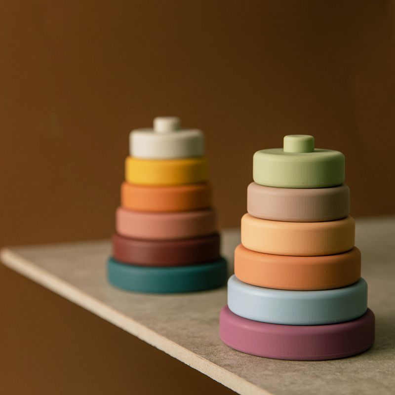 6pcs Baby Toy Soft Building Blocks Silicone Stacking Blocks Round Shape Silicone Construction Toy Rubber Teethers Montessori Toy 6pcs Baby Toy Soft Building Blocks Silicone Stacking Blocks Round Shape Silicone Construction Toy Rubber Teethers Montessori Toy