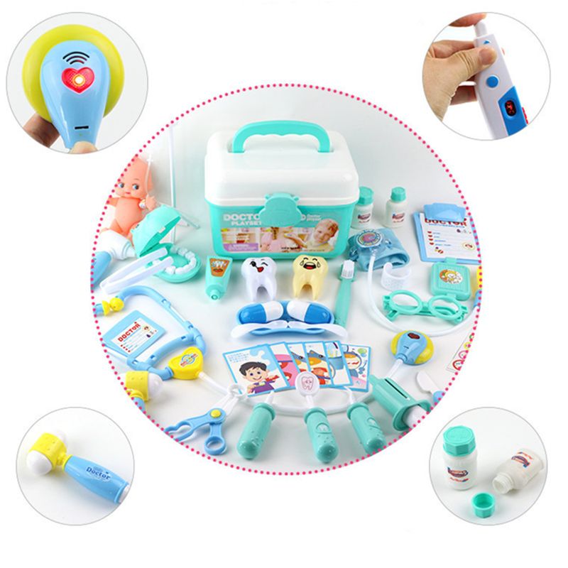Ambulance box 44 Pcs/Set Girls Role Play Doctor Game Medicine Simulation Dentist Pretend Toy Ambulance box 44 Pcs/Set Girls Role Play Doctor Game Medicine Simulation Dentist Pretend Toy