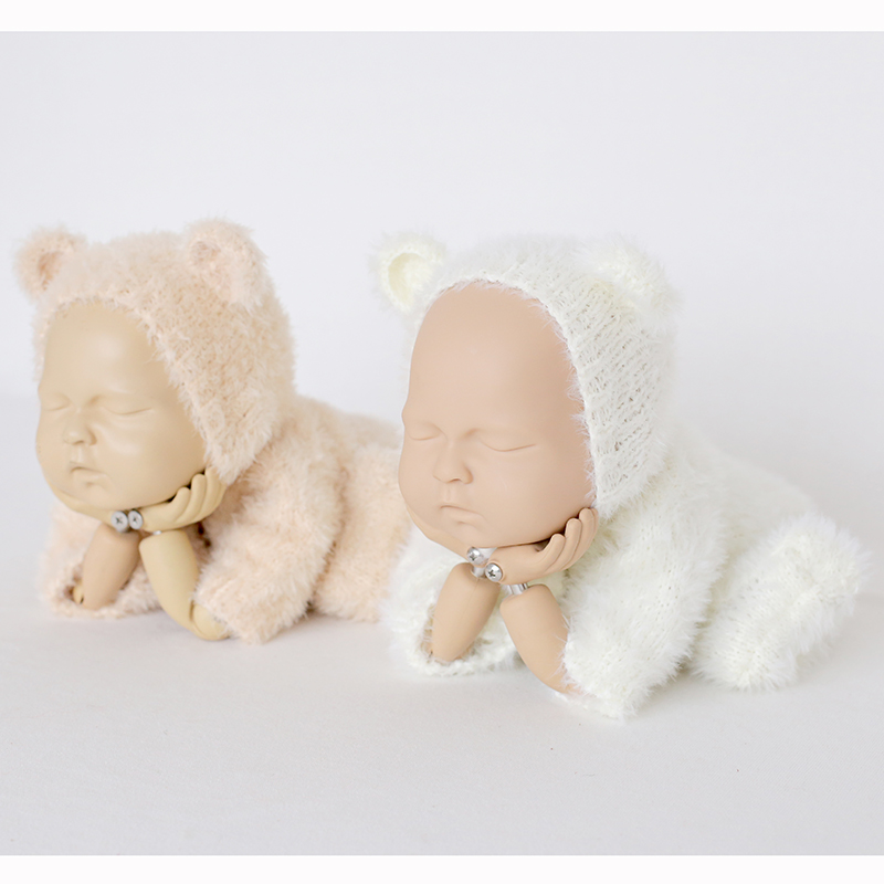 Lovely Teddy Bear Fuzzy Outfit Photography Props onesie to teddy bear Lovely Teddy Bear Fuzzy Outfit Photography Props onesie to teddy bear
