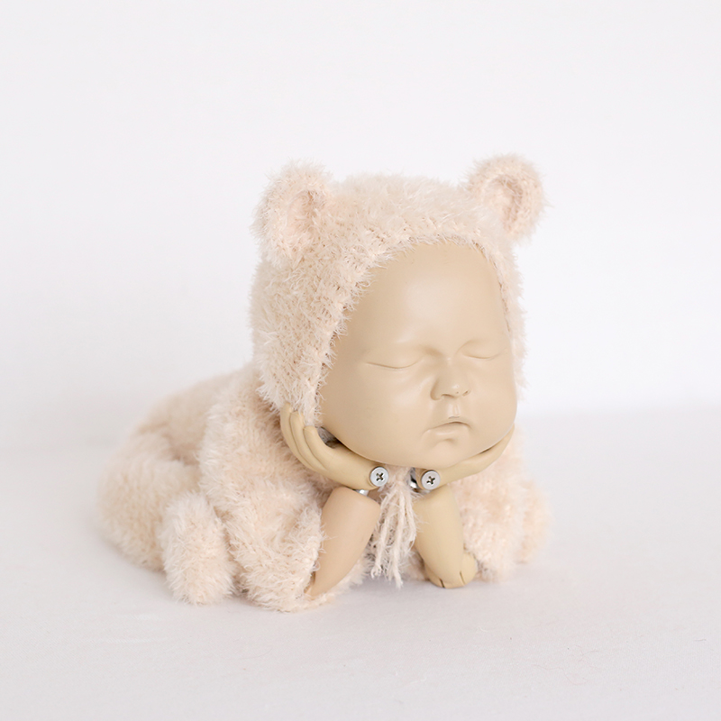 Lovely Teddy Bear Fuzzy Outfit Photography Props onesie to teddy bear Lovely Teddy Bear Fuzzy Outfit Photography Props onesie to teddy bear