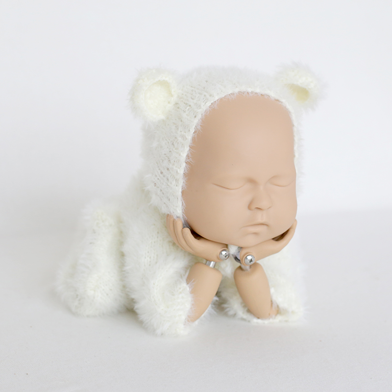 Lovely Teddy Bear Fuzzy Outfit Photography Props onesie to teddy bear Lovely Teddy Bear Fuzzy Outfit Photography Props onesie to teddy bear