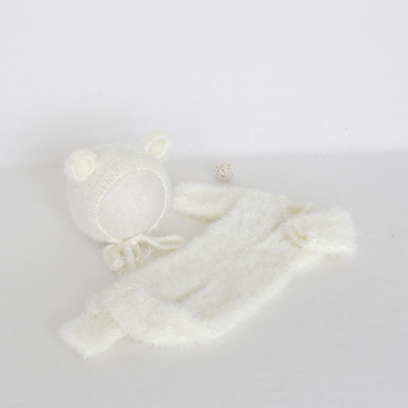 Lovely Teddy Bear Fuzzy Outfit Photography Props onesie to teddy bear Lovely Teddy Bear Fuzzy Outfit Photography Props onesie to teddy bear