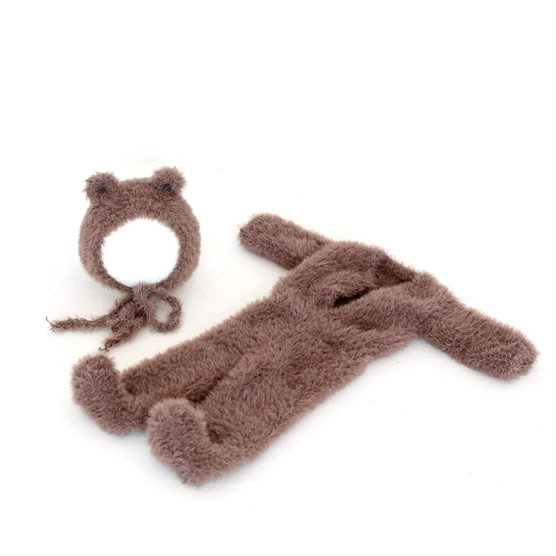 Lovely Teddy Bear Fuzzy Outfit Photography Props onesie to teddy bear Lovely Teddy Bear Fuzzy Outfit Photography Props onesie to teddy bear