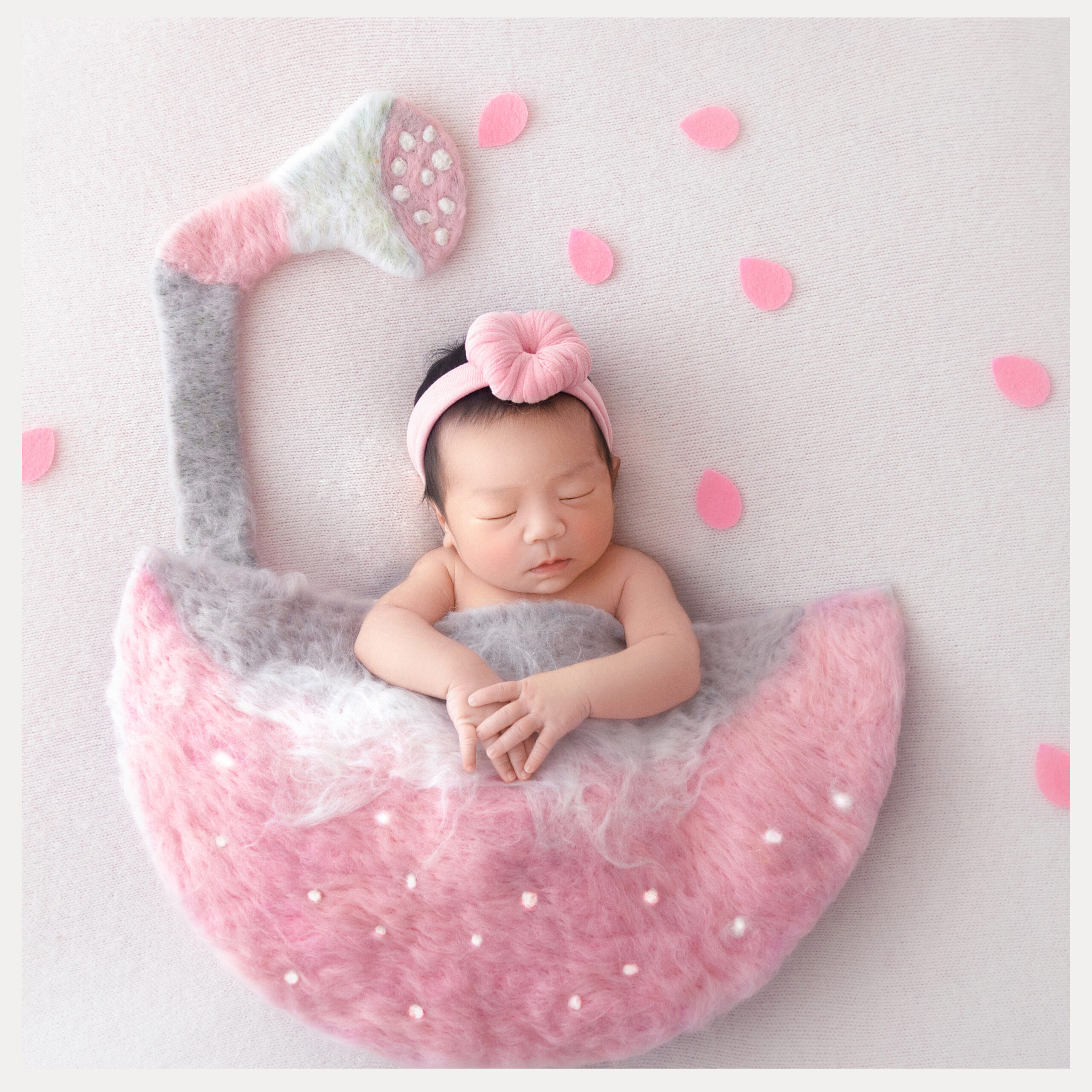 Lovely Shower Wool Felt Blanket Newborn Photography Props onesie to teddy bear