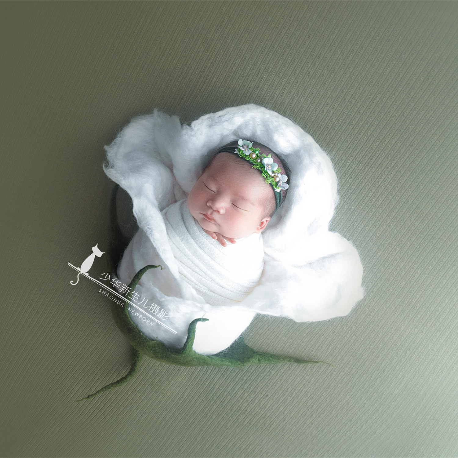 Lovely Shower Wool Felt Blanket Newborn Photography Props onesie to teddy bear